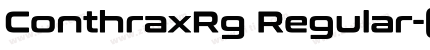 ConthraxRg Regular字体转换